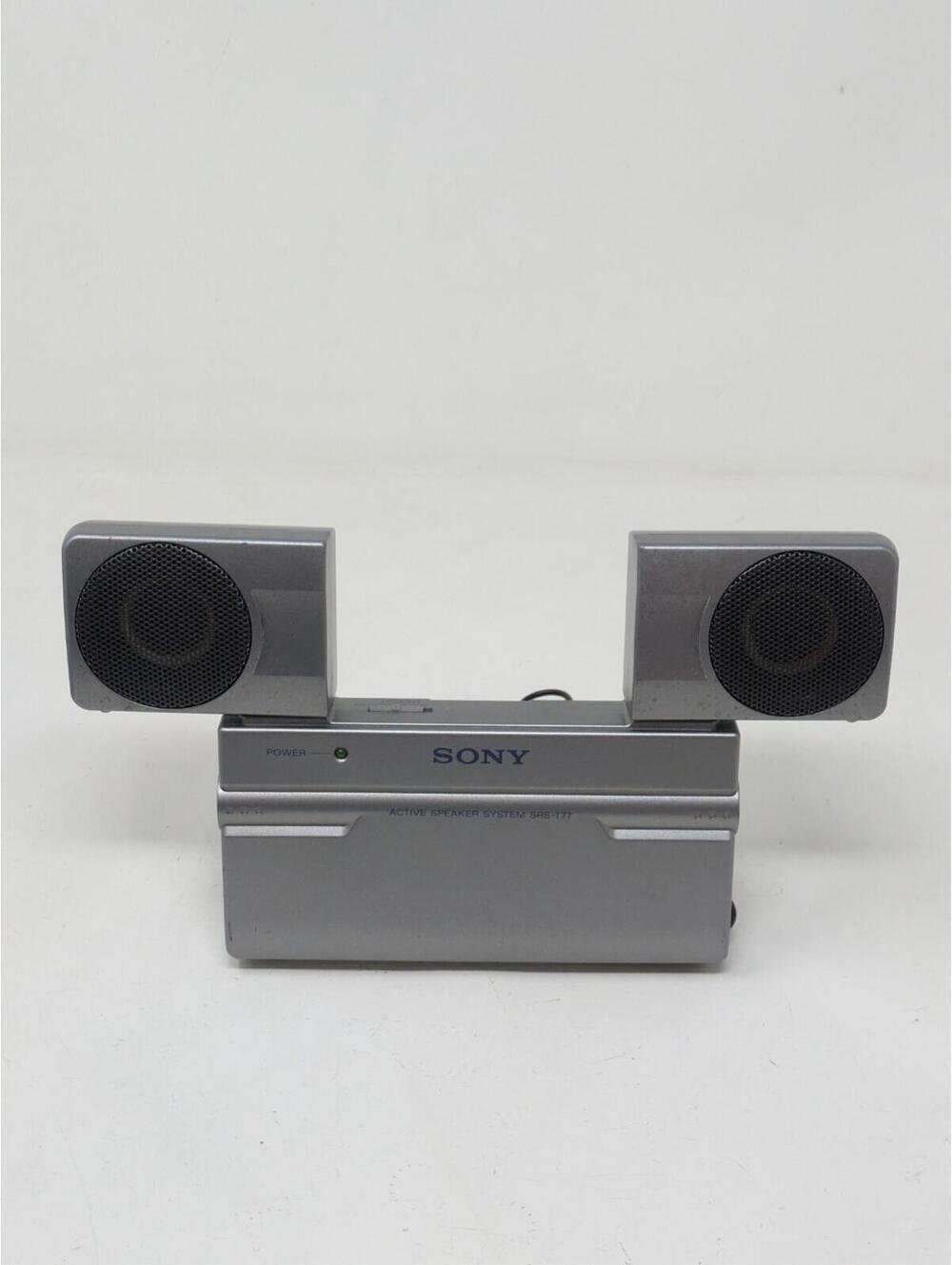 Sony Active Speaker System SRS T77 Walkman Discman AC Adapter Great Condition